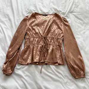 Gold/Blush SHEIN top